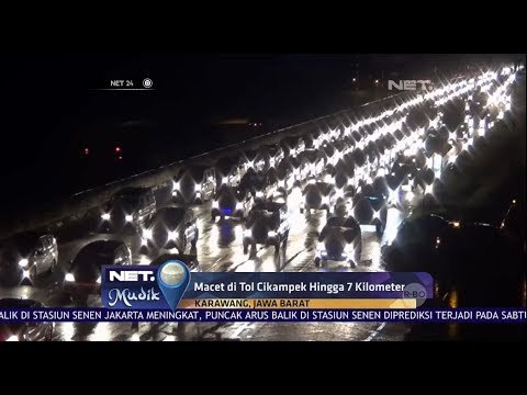 Kemacetan Terjadi di Tol Cikampek Hingga 7 Kilometer - Net 24