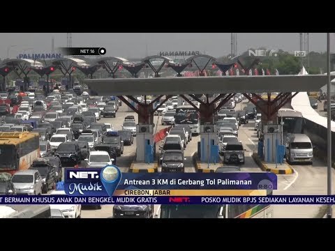Antrean 3 KM di Gerbang Tol Palimanan - Net 16