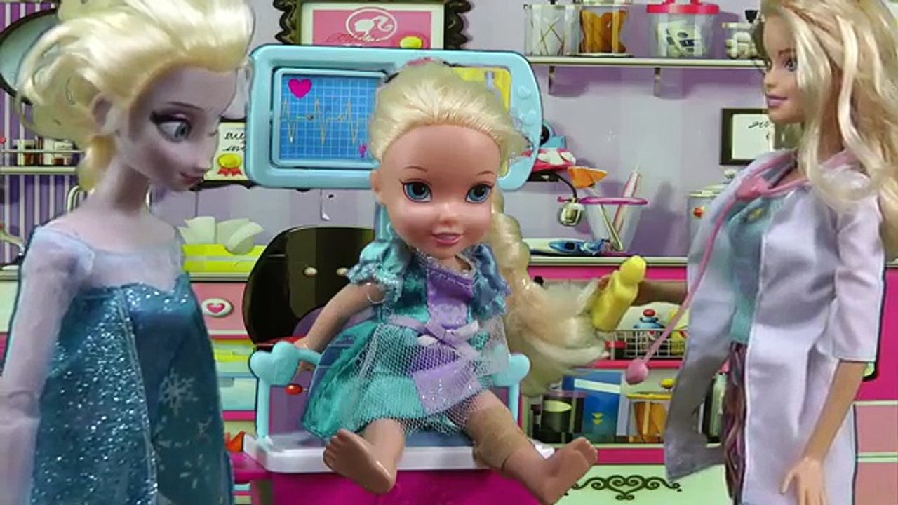 ELSA at the DOCTOR ! ELSA Toddler goes to the Doctor ! See why.Playing Sliding Park Outdoors