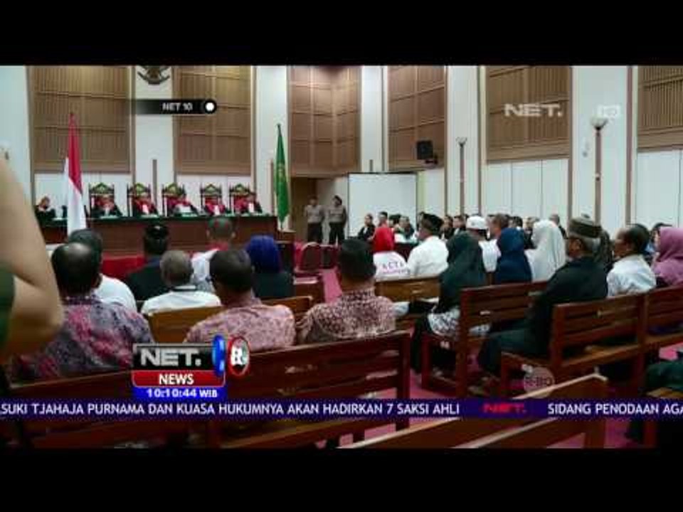 Kuasa Hukum Ahok Hadirkan 7 Saksi Ahli - NET10