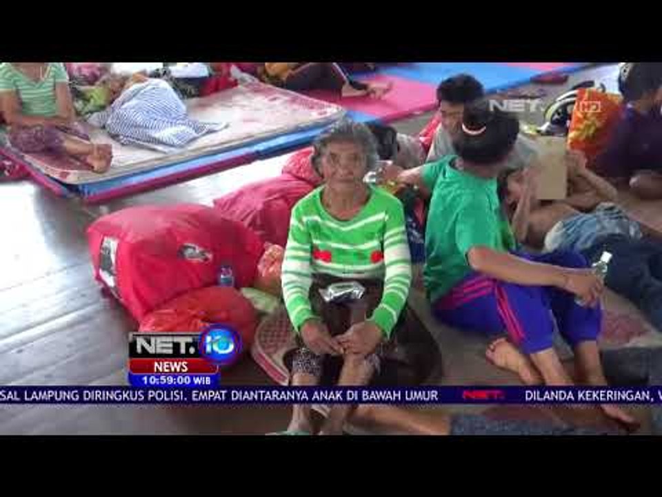 Pengungsi Erupsi Gunung Agung Mulai Terserang Penyakit - NET10