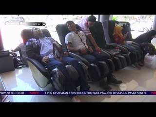 Layanan Kursi Pijat di Stasiun Gubeng - NET24