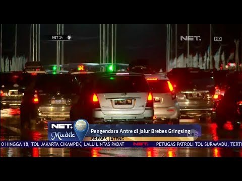 Pengendara Antre di Jalur Brebes Cikunir - Net 24