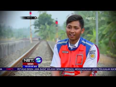 Penuh Resiko dan Tantangan, Ikuti Keseharian Pengawas Jalur Kereta Api - NET5