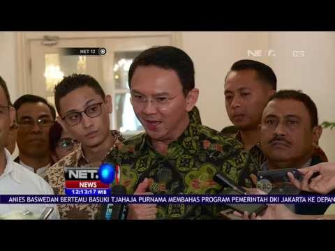 Anies Sambangi Ahok di Balai Kota DKI Kamis Pagi - NET12