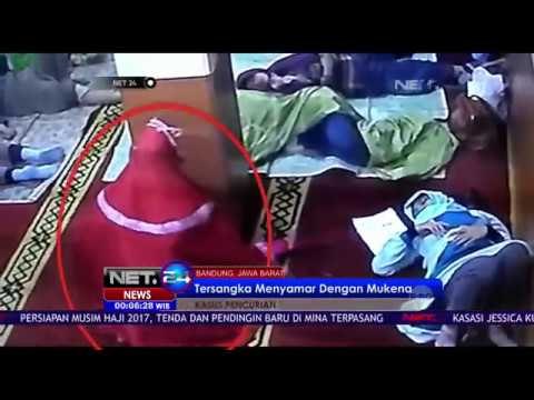 Kasus Pencurian Barang Elektronik, Pelaku Menyamar Menggunakan Mukena -NET24