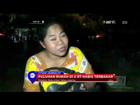 Kebakaran Pemukiman Padat - NET 10