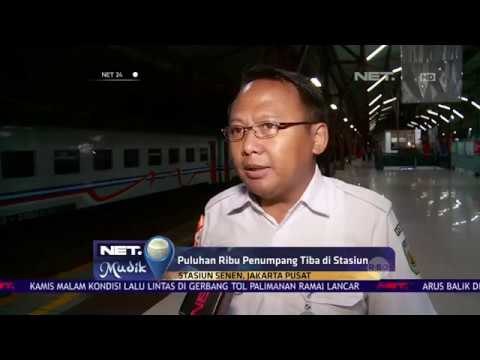 Puluhan Ribu Pemudik Tiba Kembali di Stasiun Pasar Senen- NET 24