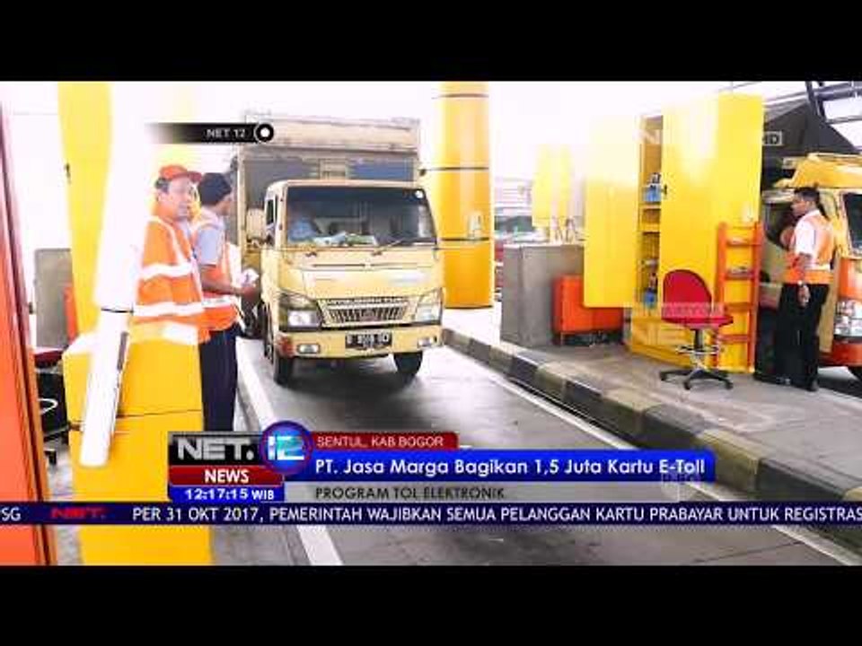 1,5 Juta Kartu E-Toll Dibagikan Gratis PT Jasa Marga - NET12