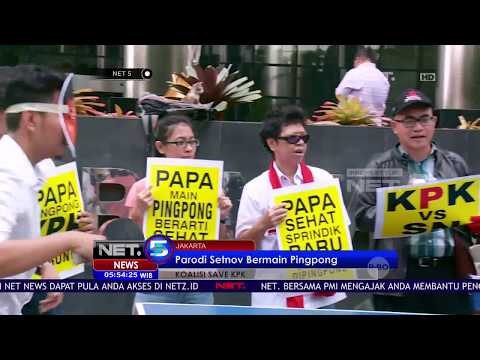Koalisi Save KPK Parodikan Ping Pong Setya Novanto - NET5