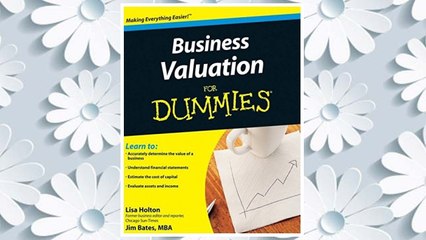 Download PDF Business Valuation For Dummies FREE