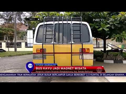 Bus Kayu di Bangka Belitung Jadi Magnet Wisata NET5