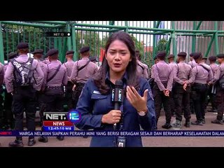Live Report Massa Berkumpul di Depan Gedung DPR  - NET 12