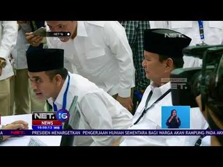 Prabowo Daftarkan Partai Gerindra Sebagai Calon Peserta Pemilu 2019 - NET16