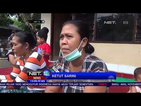 Warga Lereng Gunung Agung Mengungsi di Perumahan Warga - NET12