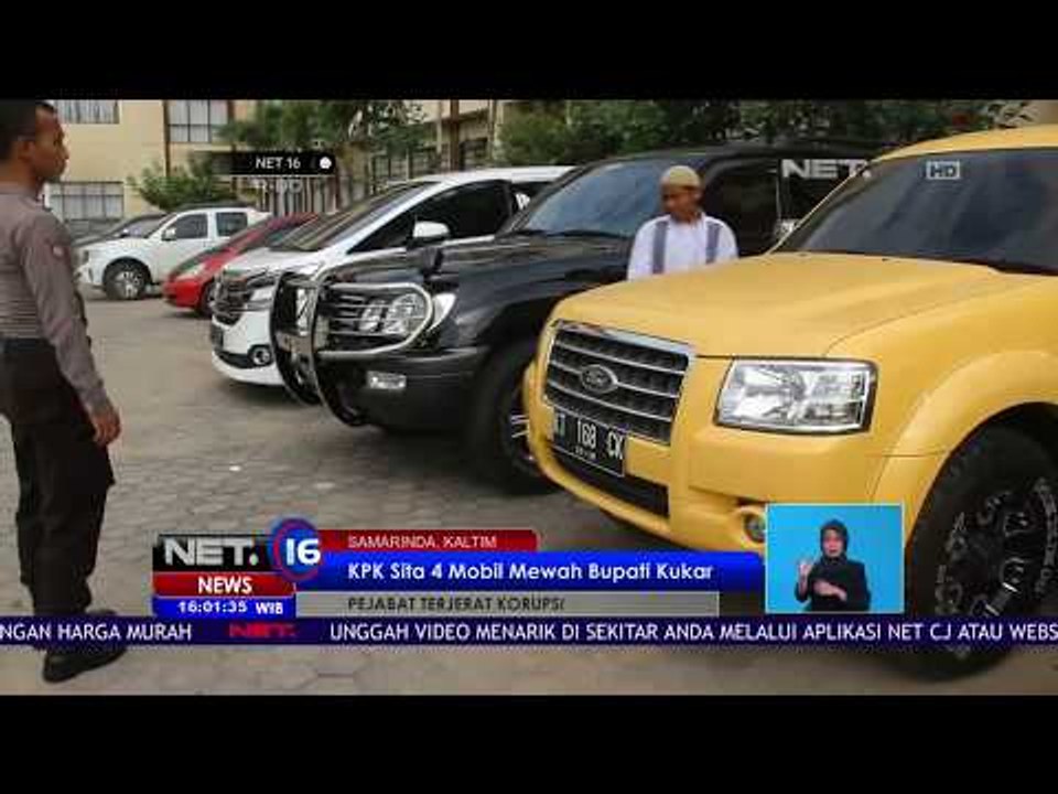 Deretan Mobil Mewah Milik Bupati Kukar Ini Diamankan KPK - NET16