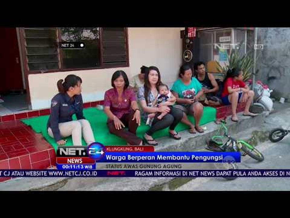 Pengungsi Gunung Agung Membludak, Warga Sipil Tampung Pengungsi Di Rumah Pribadi - NET24