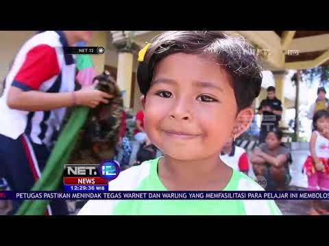 Anak-Anak Pengungsi Gunung Agung Menjalani Trauma Healing - NET12