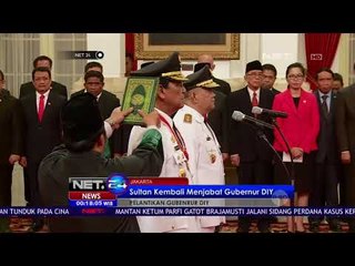Presiden Jokowi Melantik Sri Sultan HB 10 & Paku Alam 10 NET24