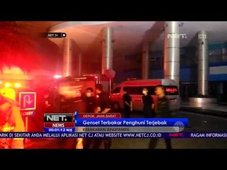 Genset Terbakar, Penghuni Apartemen Terjebak - NET24