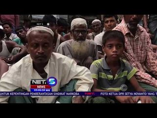 Tentara Bangladesh Bantu Tertibkan Antrean Pembagian Sembako Untuk Pengungsi Rohingya - NET5
