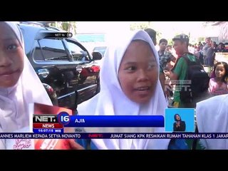 Presiden Jokowi Bagikan Buku dan Baju di Tarakan - NET16