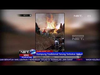 Dapur Umum Mulai Didirikan Bagi Korban Kebakaran Rumah Adat Sumba - NET5