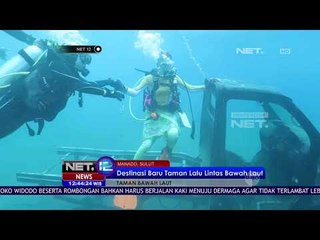 Video herunterladen: Istri Kapolda Sulawesi Utara Rancang Langsung Taman Lalu Lintas Di Bawah Laut - NET12