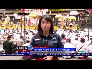 Diselenggarakan Di Zona Merah Erupsi, Upacara Purnama Kapat Tetap Berlangsung - NET12