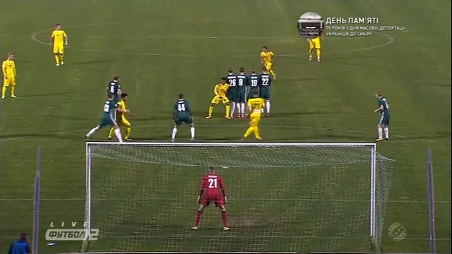 0-1 Serhiy Myakushko Goal Ukraine Vyscha Liga - 21.10.2017 Vorskla 0-1 Karpaty Lviv