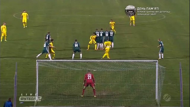0-1 Serhiy Myakushko Goal Ukraine Vyscha Liga - 21.10.2017 Vorskla 0-1 Karpaty Lviv