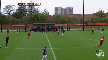 Paul Glatzel Goal - Liverpool u18s 3-2 WBA u18s - 21/10/17