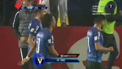 1-0 Eric Pereira Goal Romania  Divizia A - 21.10.2017 Viitorul Constanta 1-0 CFR Cluj
