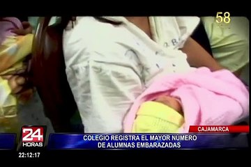 Cajamarca: colegio registra el mayor número de alumnas embarazadas