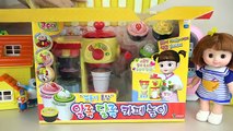 Baby Doll Shake Machine with Poli & Pororo toys 콩순이 뽀로로 카페놀이