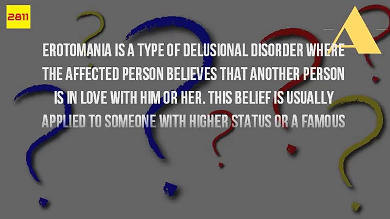 What Does Erotomania Mean?