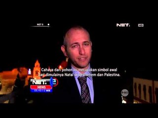 Di Bethlehem Pohon Natal Raksasa Simbol Perdamaian - NET5