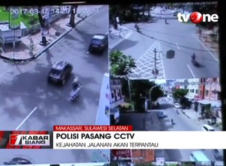 Pantau Jalanan, Polisi Makassar Pasang Ratusan CCTV