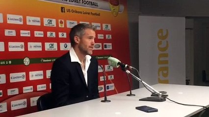 Réaction de Mickaël Landreau après US Orléans - FC Lorient