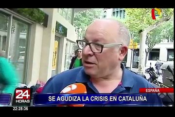 España: se agudiza situación en Cataluña tras boicot a bancos