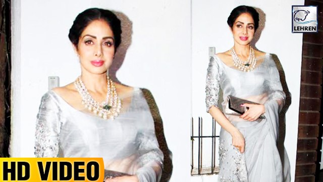 Sridevi Looks Gorgeous At Aamir Khan's Diwali Bash