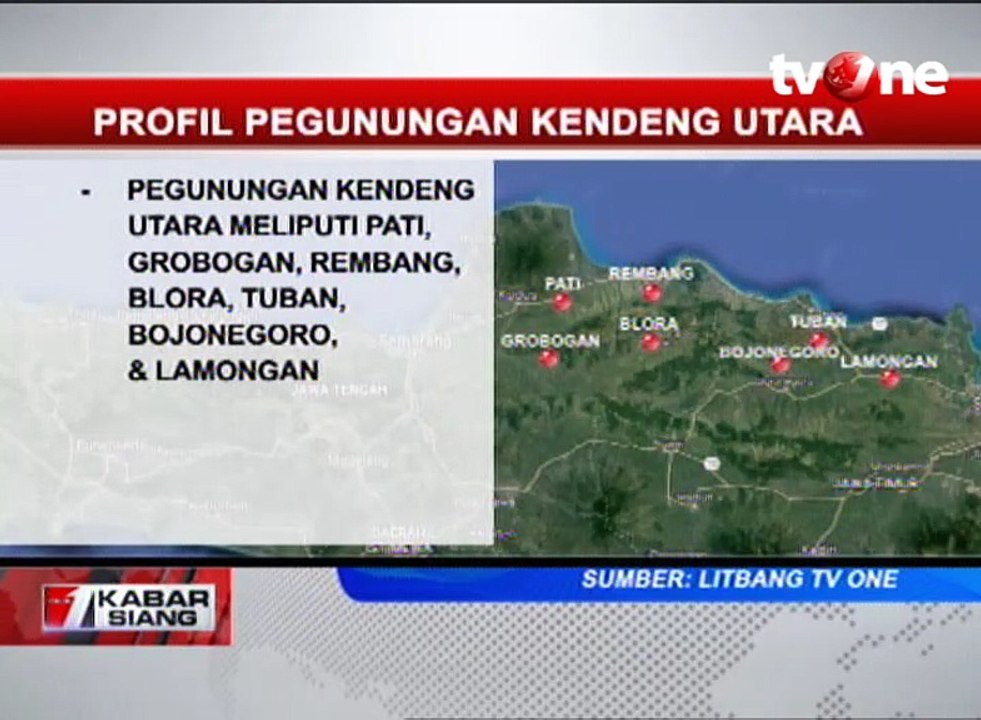 Profil Pegunungan Kendeng Utara