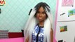 DIY Barbie Hair as Black Rooted White Hair - How to Make Barbie Hair Reroot