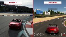 Forza 7 vs GT Sport Visual Comparison