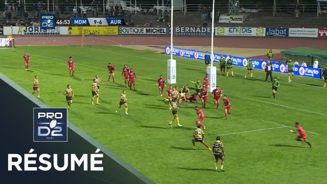 PRO D2 - Résumé Mont de Marsan-Aurillac: 17-16 - J9 - Saison 2017/2018