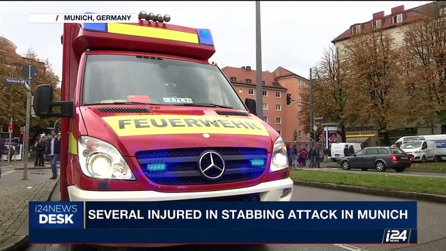 i24NEWS DESK | Munich: man believed to be knife attacker arrested | Saturday, October 21st 2017