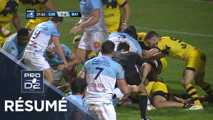 PRO D2 - Résumé Carcassonne-Bayonne: 32-16 - J9 - Saison 2017/2018