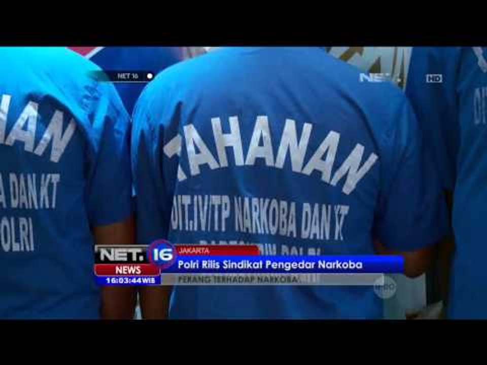 Polda Metro Jaya Musnahkan RIbuan Ekstasi - NET16
