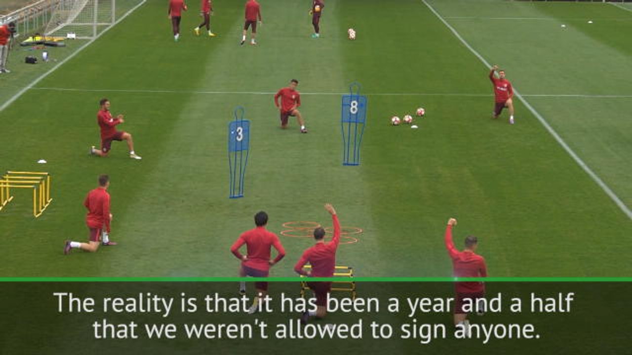 Simeone satisfied with growth of balanced team