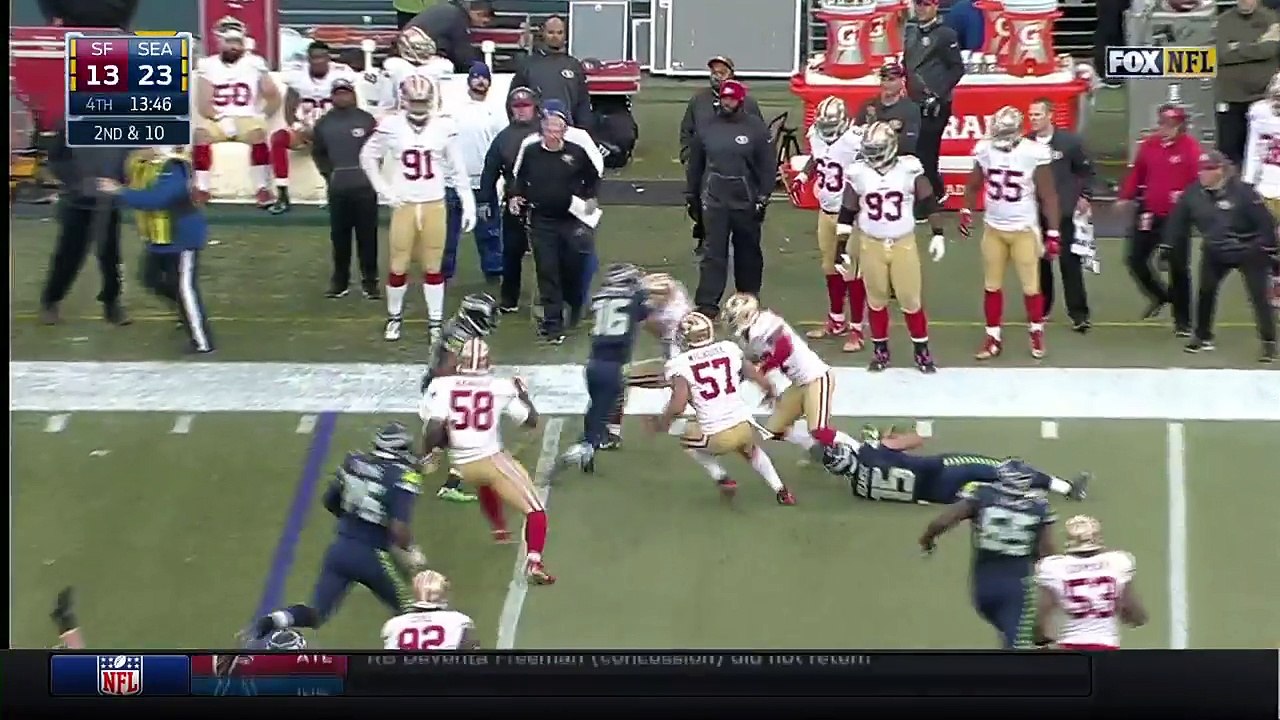 2015 - Seahawks Doug Baldwin shows off footwork for 21-yard gain